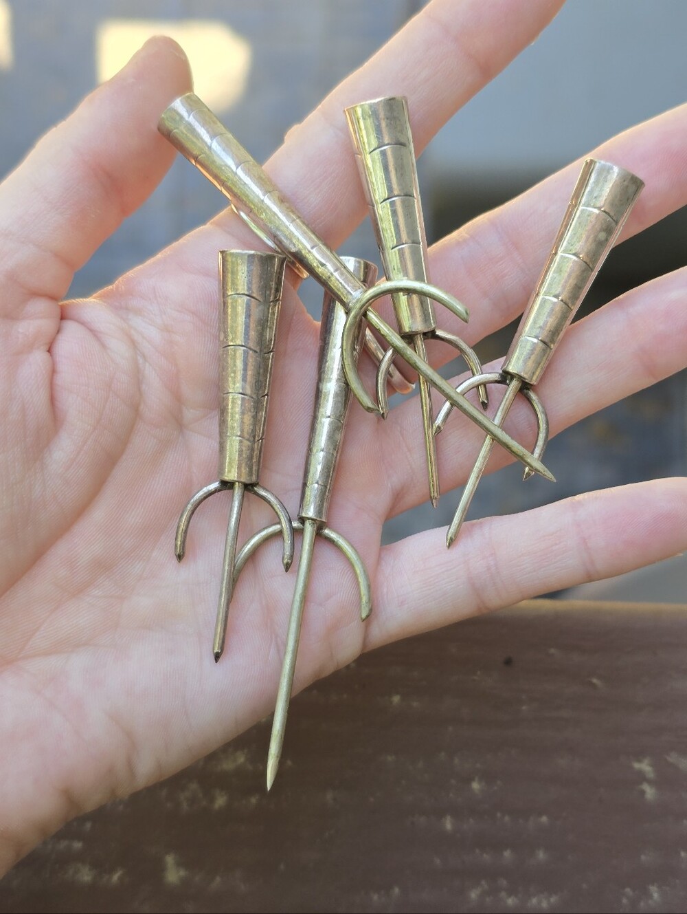 Vintage Mexican Sterling Silver Toothpicks 1960s
